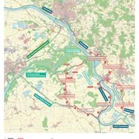 Radwege-Umleitungen im Zuge der HWS-Baumaßnahmen 2018/19