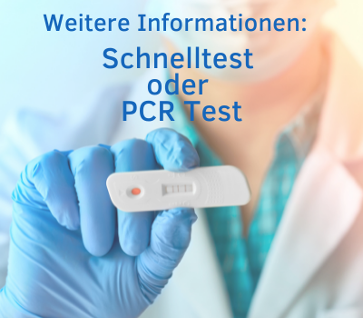 Corona-Schnelltest oder PCR-Test